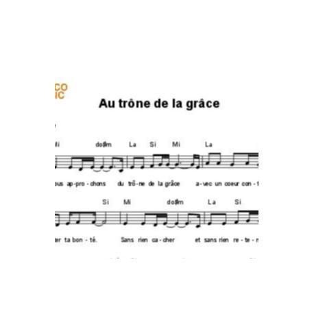 Au trône de la grâce - Thérèse Motte