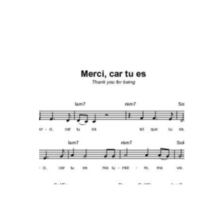 Merci car tu es - Carl Tuttle